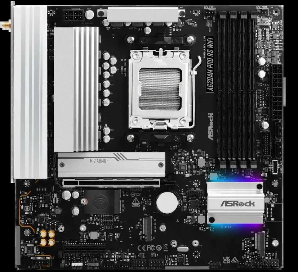 Asrock A620AM Pro RS WiFi AMD A620A Socket AM5 micro ATX