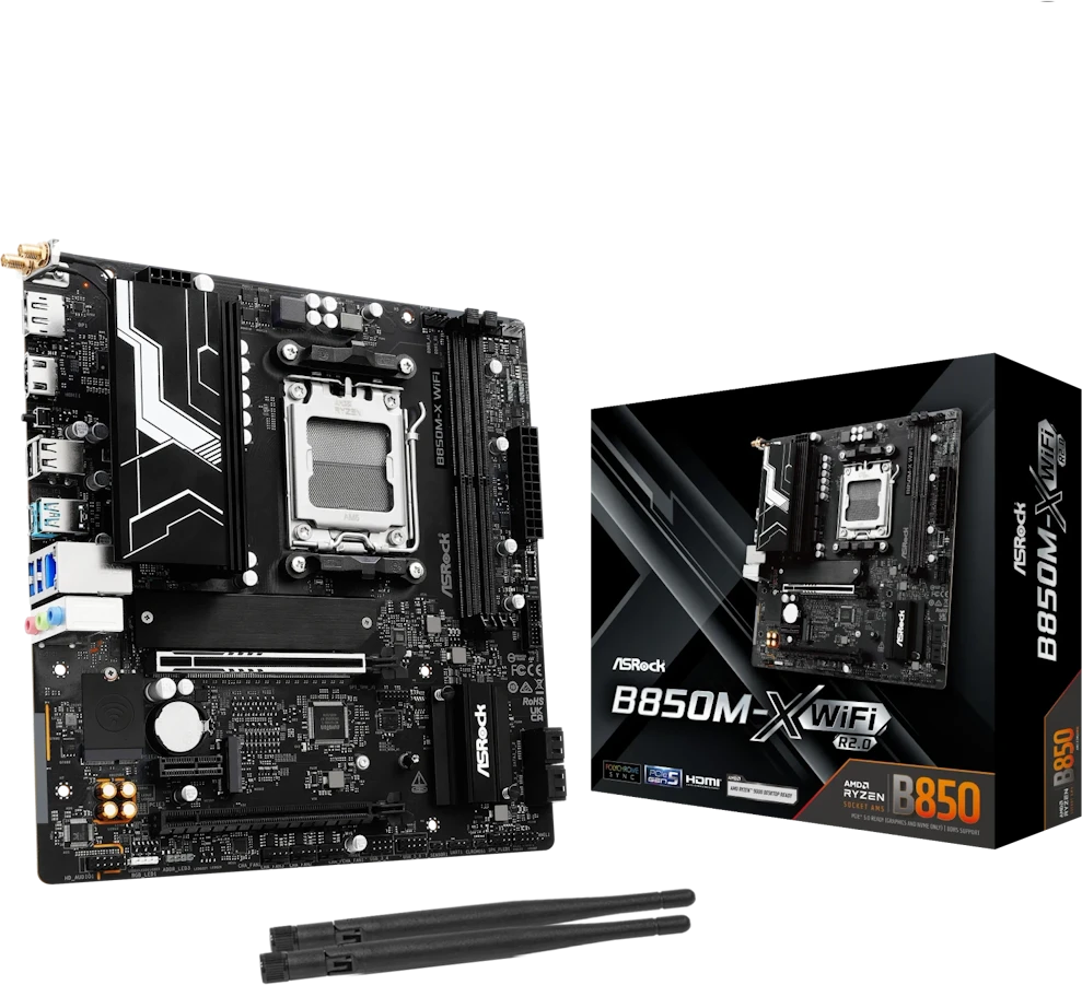 Asrock B850M-X WiFi R2 AMD B850 Socket AM5 micro ATX