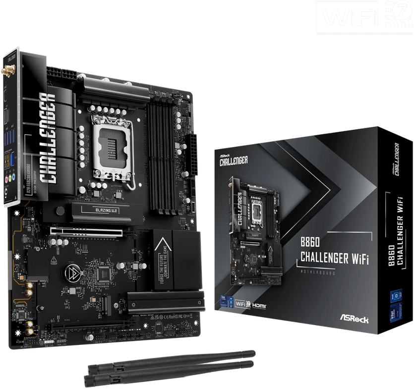 Pagrindinė plokštė Asrock B860 CHALLENGER WIFI motherboard