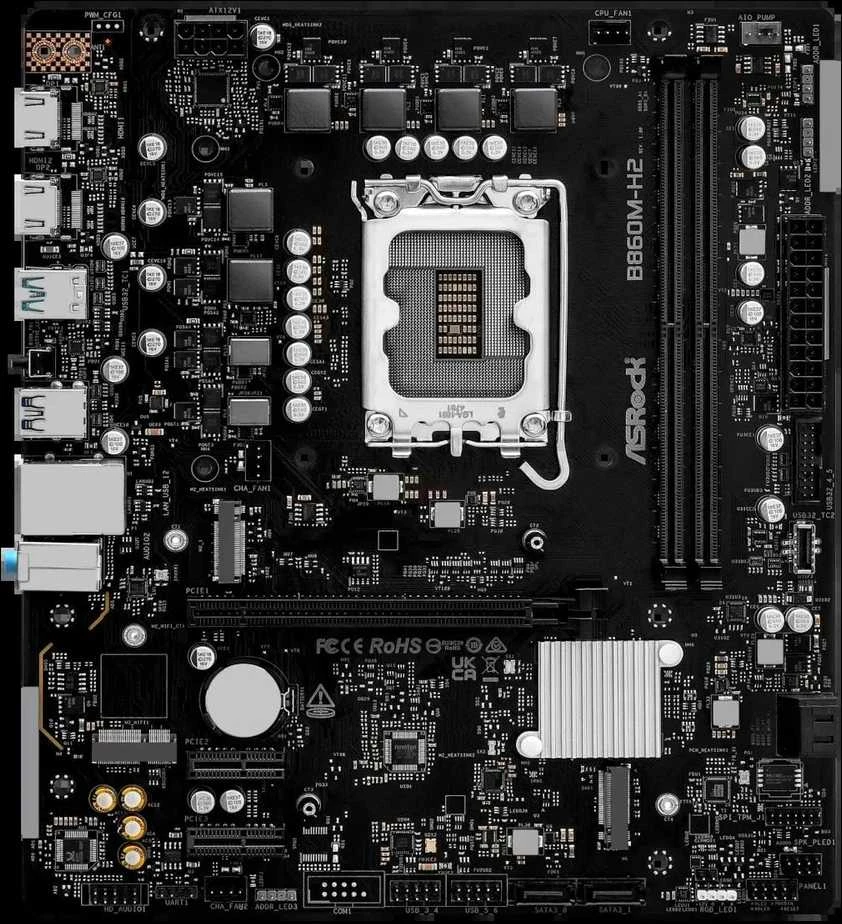 ASRock B860M-H2 pagrindinė plokštė