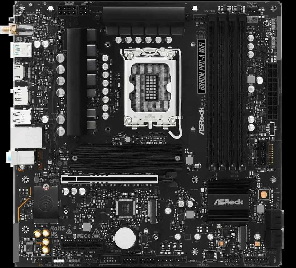 ASRock B860M Pro-A WiFi pagrindinė plokštė
