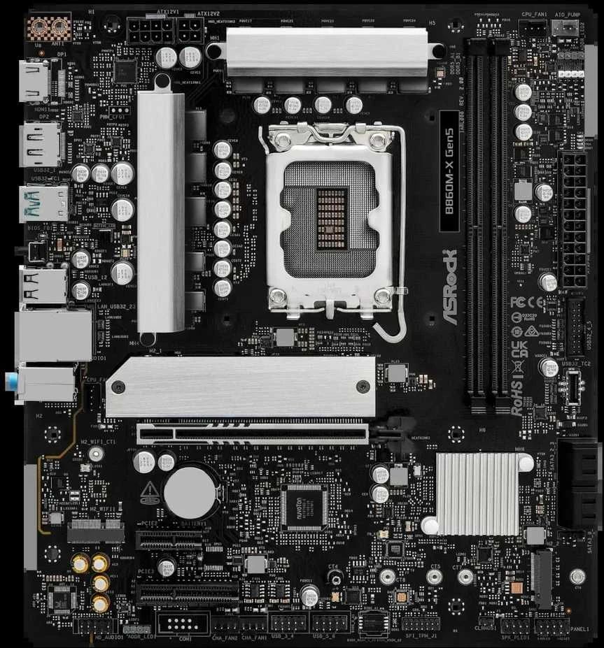 Asrock B860M-X GEN5 pagrindinė plokštė