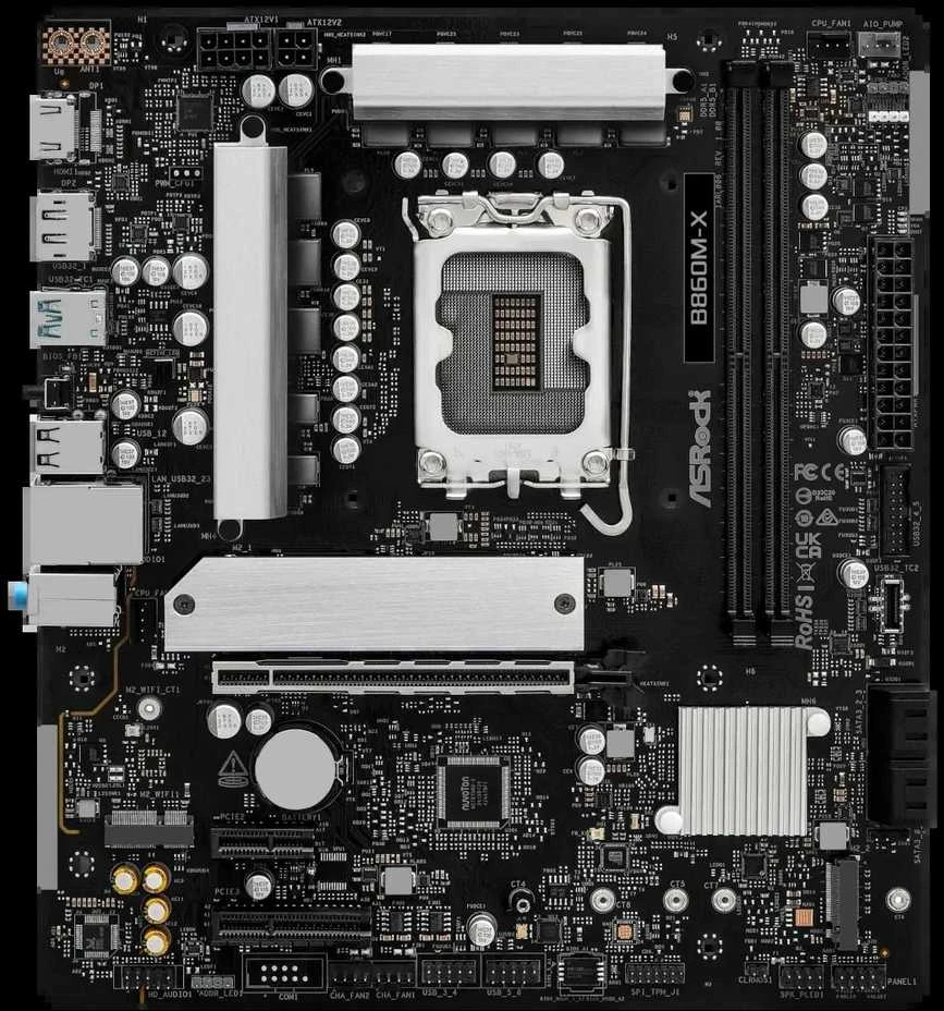 Pagrindinė plokštė ASRock B860M-X