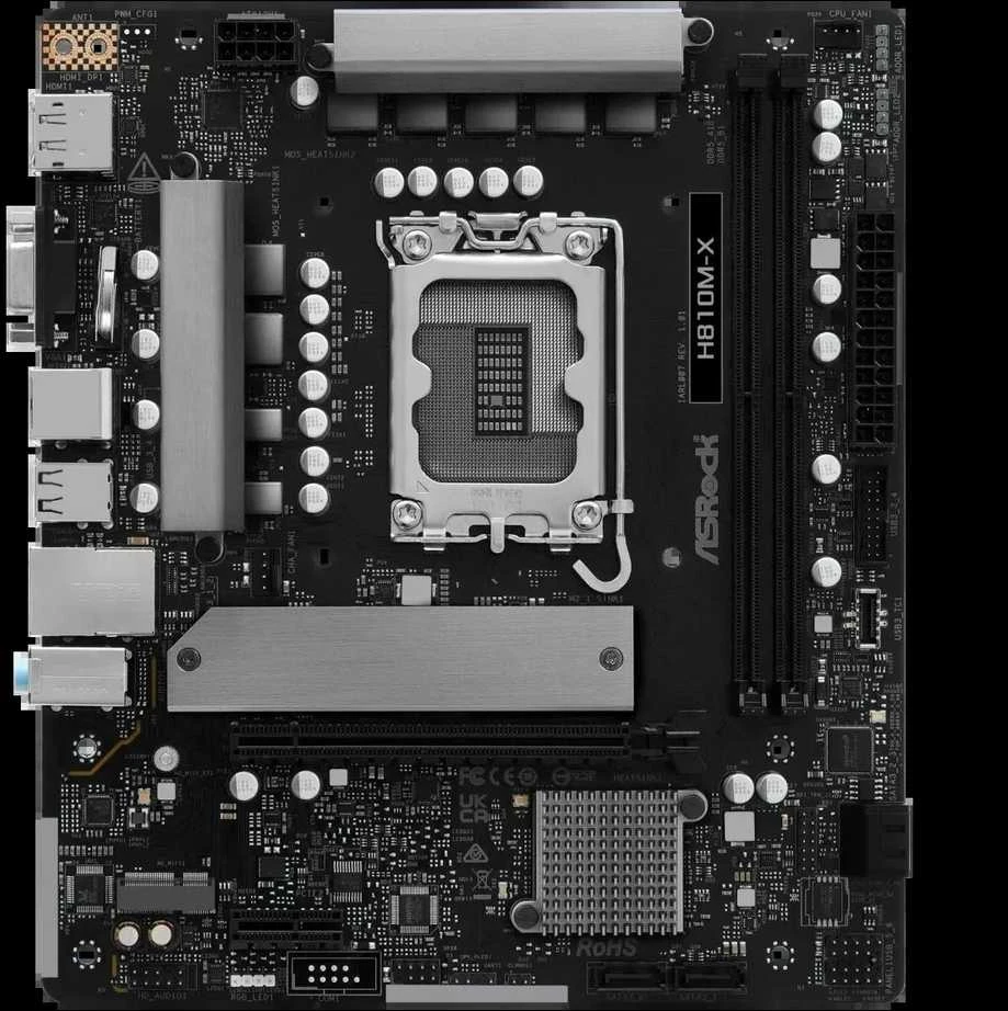 ASRock H810M-X pagrindinė plokštė