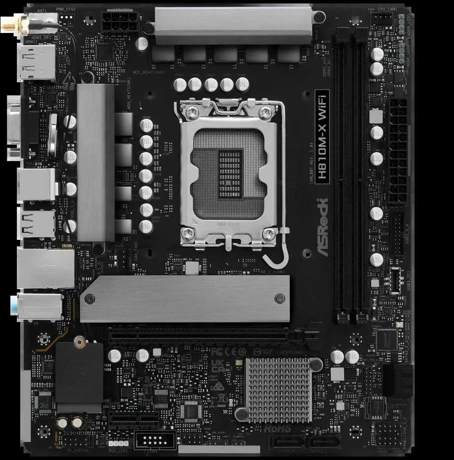 ASRock H810M-X WIFI pagrindinė plokštė