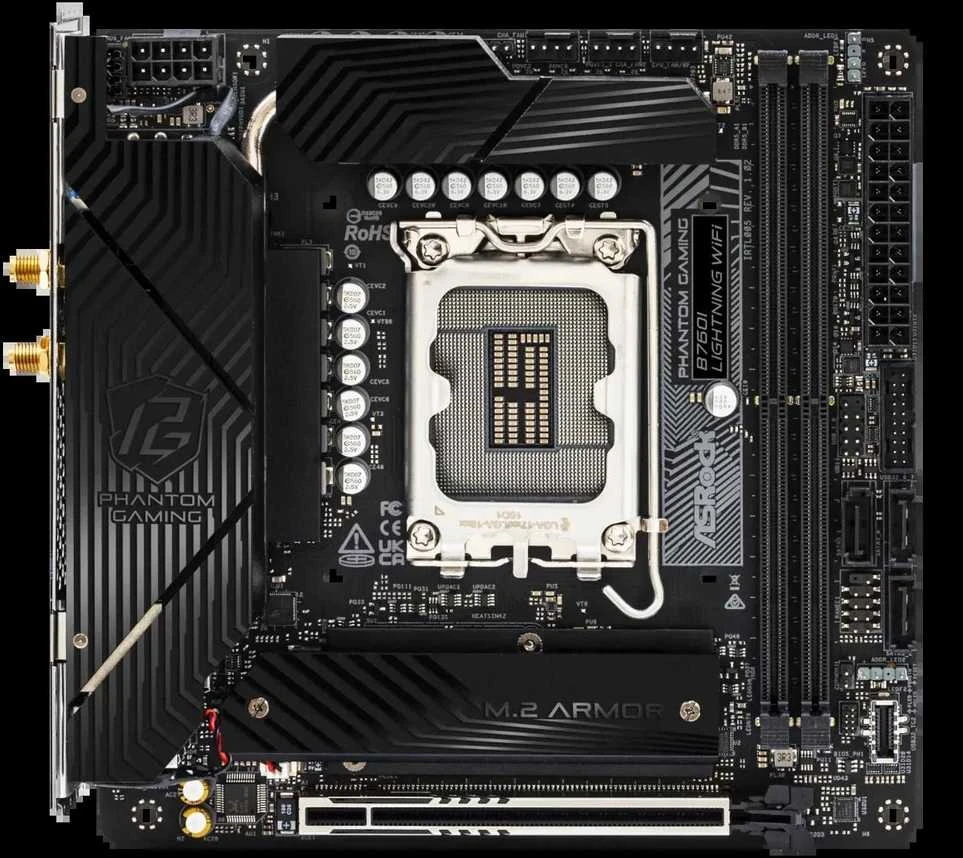 Pagrindinė plokštė ASRock B760I Lightning WiFi, Mini-ITX
