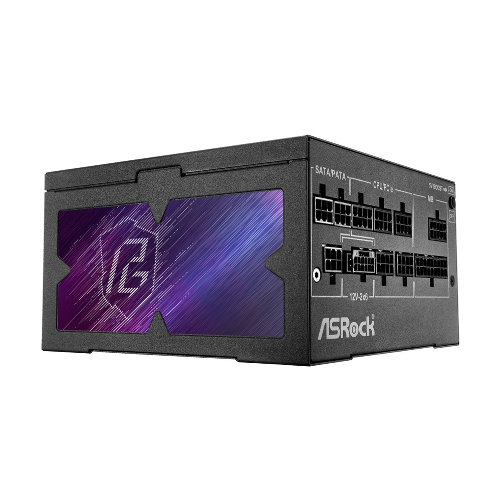 850W ASRock Phantom Gaming PG-850G 850W ATX 80+ Gold juodas mažmeninė prekyba