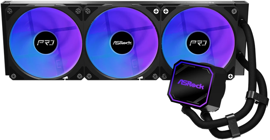 ASRock Pro 360 ARGB skysčio aušintuvas su RGB apšvietimu