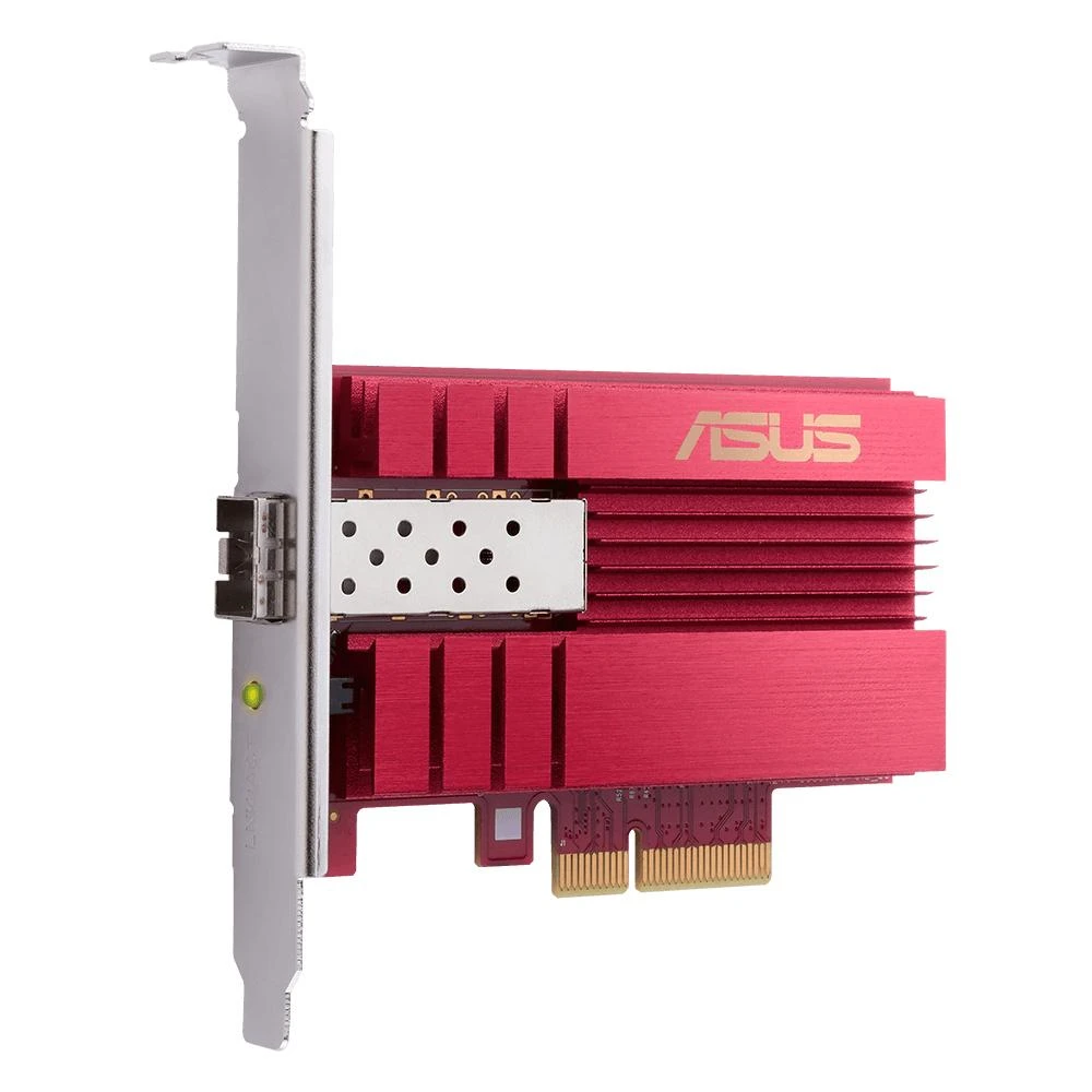 Asus | XG-C100F 10G PCIe tinklo adapteris; SFP+ prievadas, skirtas optinio pluošto perdavimui ir DAC kabeliui | 10/100/1000/10000 Mbit/s