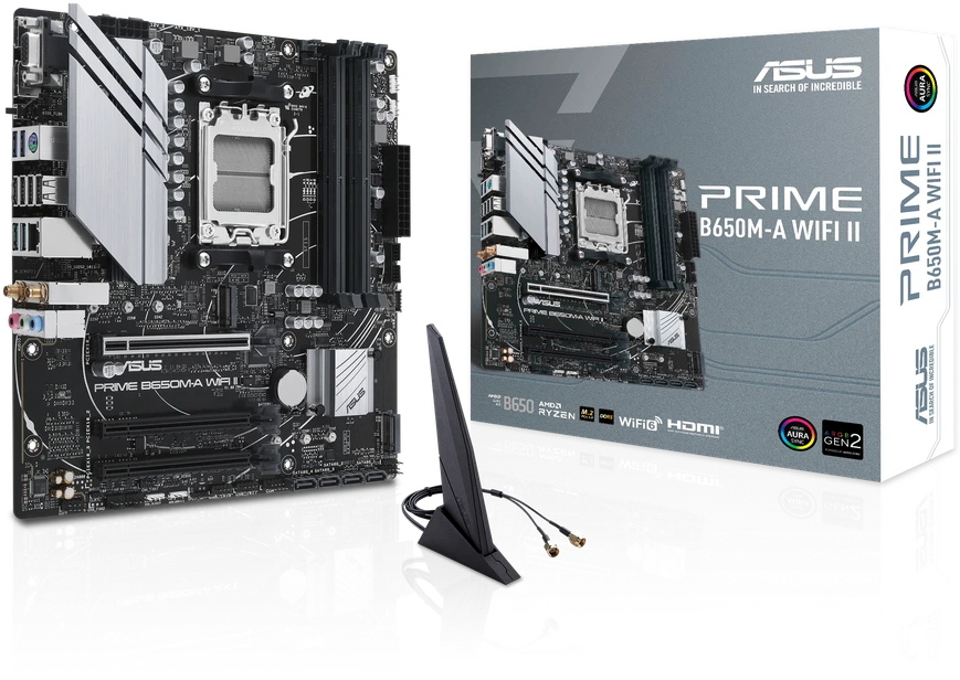 Pagrindinė plokštė ASUS AMD B650/Micro-ATX/Memory DDR5/Atminties lizdai 4/3xPCI-Express 4.0 16x/2xM.2/1x15pin D-sub/1xHDMI/1xDisplayPort/4xUSB 2.0/4xUSB 3.2/1xPS/2/1xRJ45/3xAudio port