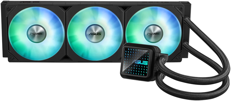Procesoriaus Aušinimo Rinkinys - Asus Prime LC 360 ARGB 3 Ventiliatoriai Juodas