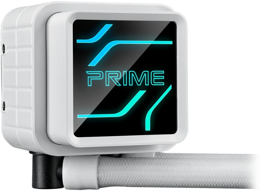 ASUS Prime LC 360 ARGB Baltas Edition procesorius „viskas viename“ skysčio aušintuvas 12 cm 1 vnt.