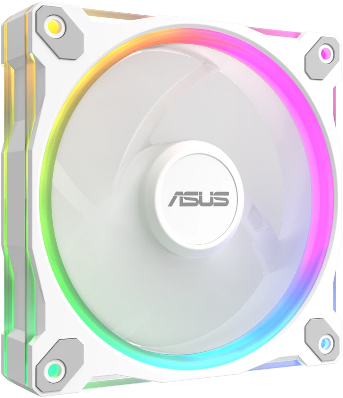 ASUS Prime MR120 Fan ARGB Baltas 3in1 Kompiuterio dėklas 12 cm