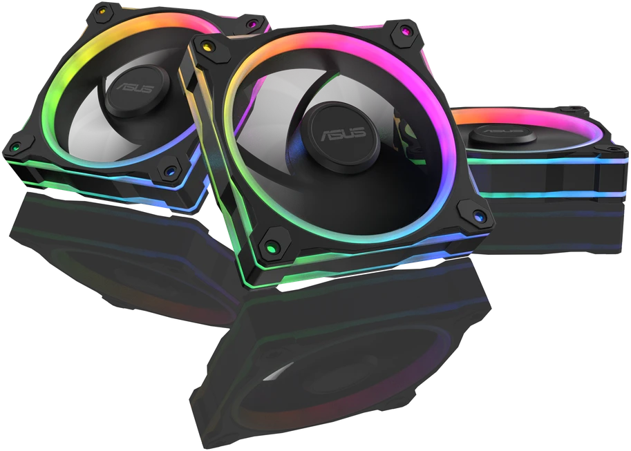 ASUS Prime MR120 Fan ARGB Juodas 3in1 Kompiuterio dėklas 12 cm
