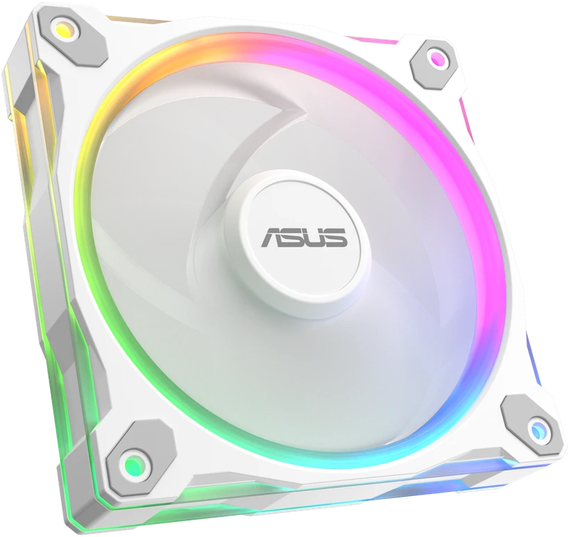 Nezatříděno ASUS Prime MR120 Fan ARGB Reverse Baltas Kompiuterio dėklas 12 cm