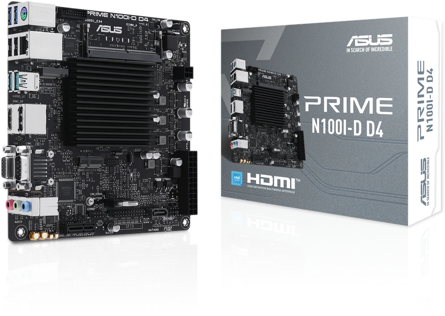 Pagrindinė plokštė ASUS PRIME N100I-D D4-CSM