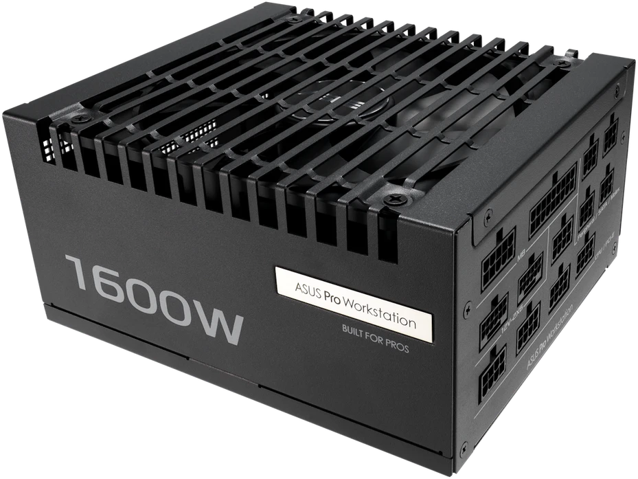 ASUS Pro WS 1600W Platinum power supply unit 20+4 pin ATX ATX Juodas