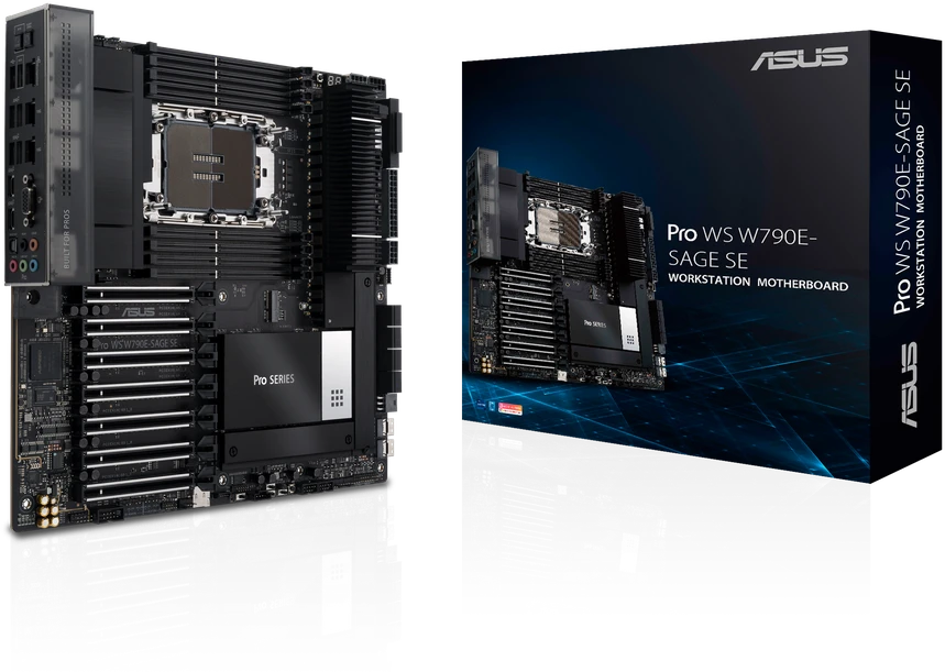 Pagrindinė plokštė Asus PRO WS W790E-SAGE SE/Intel W790/LGA4677/EEB