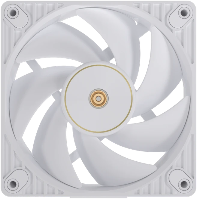 ASUS ProArt PF120 ventiliatorius - matinis baltas su auksiniu akcentu