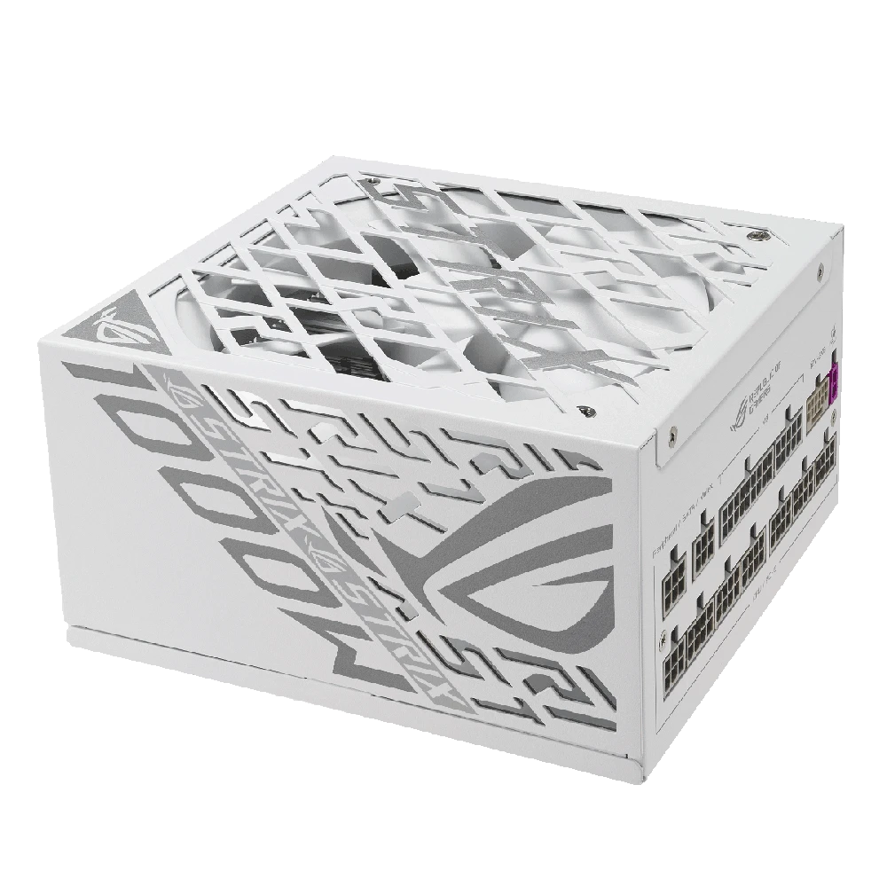 ASUS ROG Strix 1000W Platinum, 80 PLUS Platinum power supply, modular, PCIe 5.1 – 1,000 watts, baltas