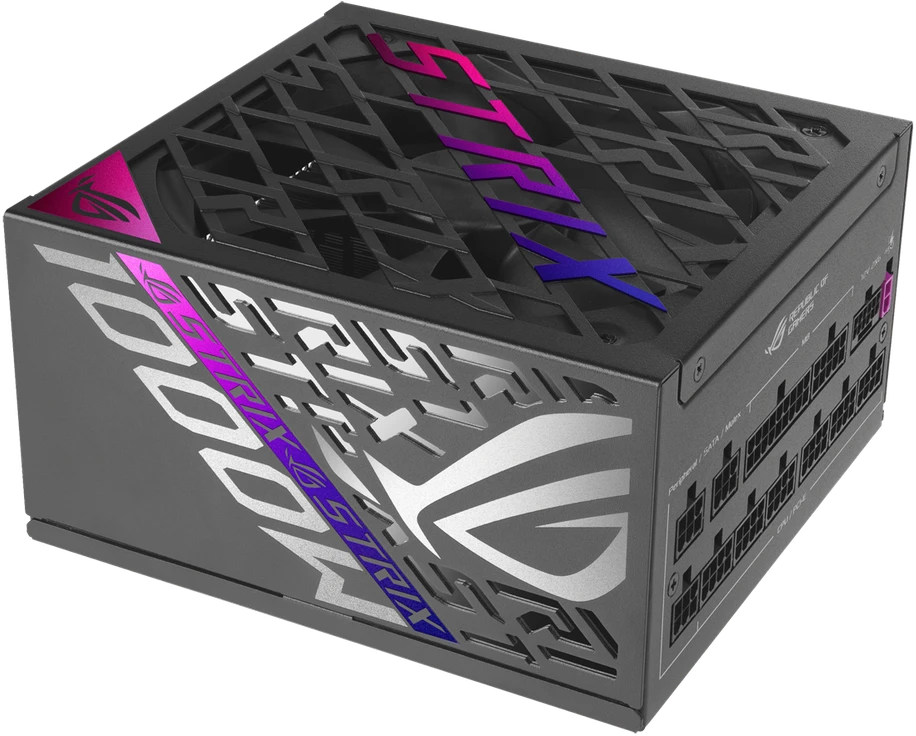 ASUS ROG STRIX-1000P-GAMING power supply unit 1000 W 20+4 pin ATX ATX Juodas, Sidabrinis