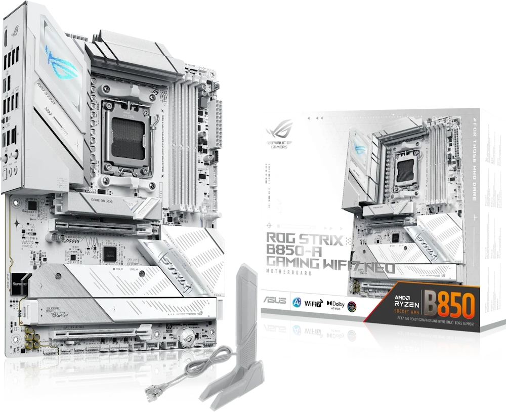 Pagrindinė plokštė ASUS ROG STRIX B850-A GAMING WIFI7 NEO AMD B850 Socket AM5 ATX