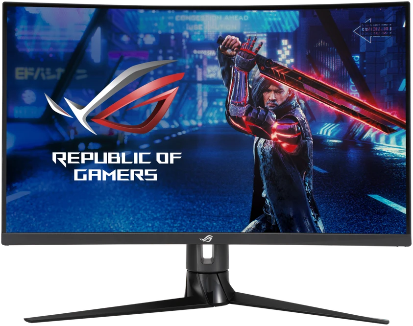 Žaidimų monitorius ASUS ROG Strix XG32VC, 31.5", WQHD (2560 x 1440), 170 Hz, 1ms MPRT, Extreme Low Motion Blur Sync, 125% sRGB, FreeSync Premium Pro, DisplayHDR™ 400