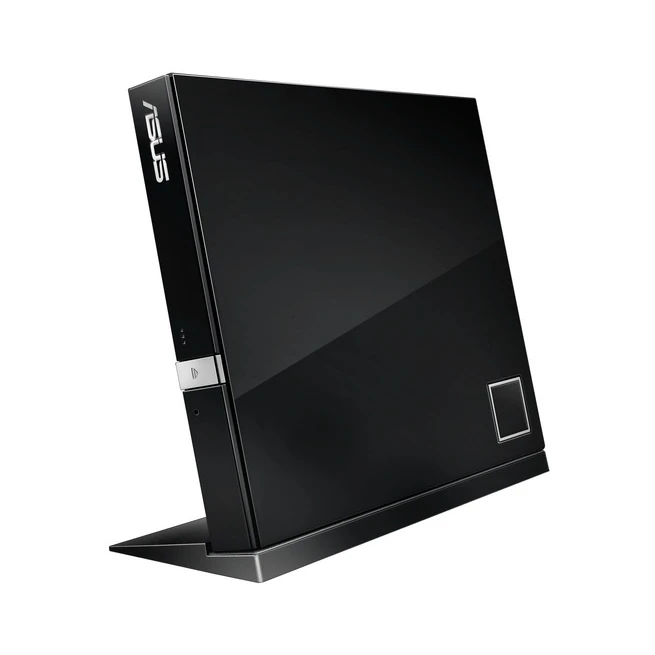 ASUS SBC-06D2X-U Išorinis plonas Blu-ray skaitymo diskas, Juodas, BDXL palaikymas, 6X Blu-ray skaitymo greitis, USB 2.0 Asus