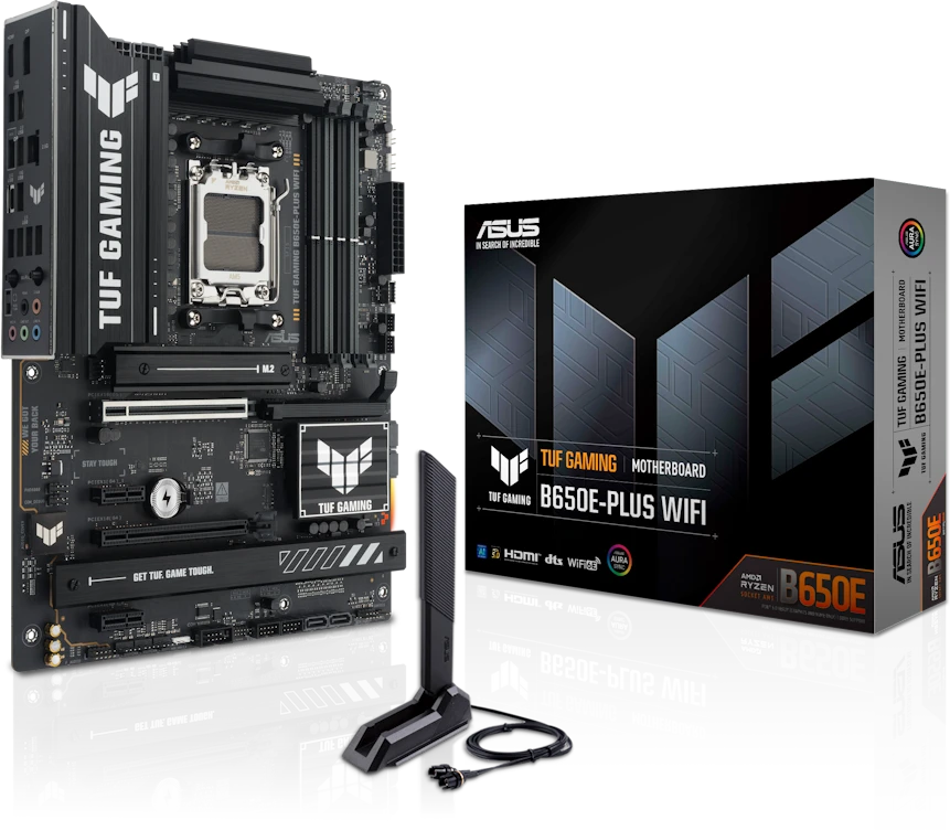 ASUS TUF GAMING B650E-PLUS WIFI AMD B650 Socket AM5 ATX