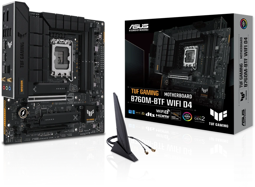 Pagrindinė plokštė ASUS TUF Gaming B760M-BTF WIFI D4