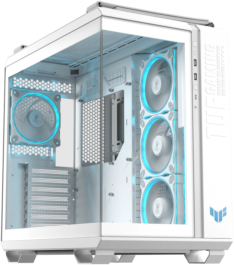 ASUS TUF GAMING GT502 Horizon TG ARGB Baltas Midi Tower