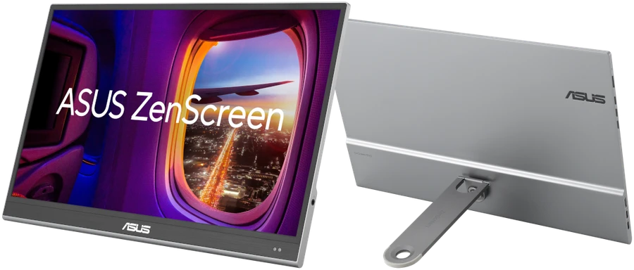 ASUS ZenScreen OLED MQ16AHE nešiojamas monitorius 15.6" FHD OLED 16:9 60Hz 400cd/m2 1ms HDMI USB-C Juodas+Gray