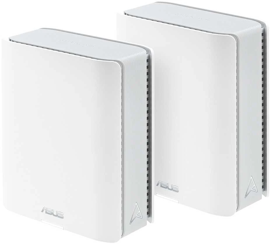 Asus | Trijų dažnių „WiFi 7 Smart AiMesh“ maršrutizatorius | „ZenWiFi BT10“ (2 vnt.) | 802.11be | 18000 Mb/s | Ethernet LAN (RJ-45) jungtys 3 | Tinklo palaikymas: Taip | MU-MiMO: Ne | 4G/5G | Antenos tipas: Vidinė | 1