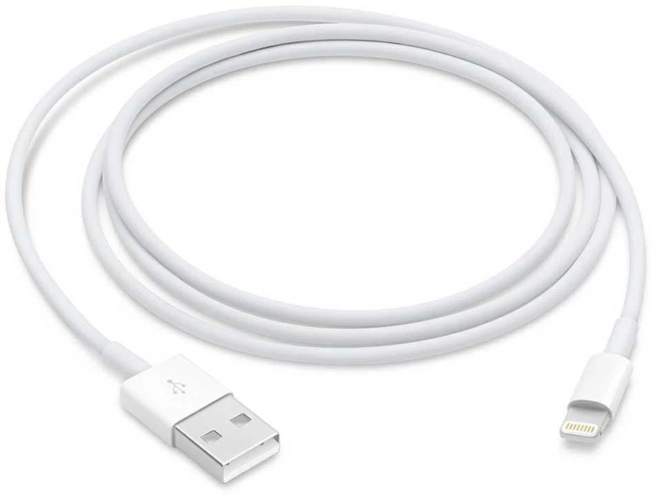 Apple Lightning ir USB kabelis (1 m)