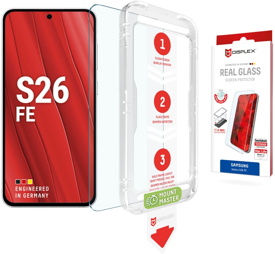 Atminties kortelė Samsung Galaxy S26 FE Real Glass By Displex Transparent
