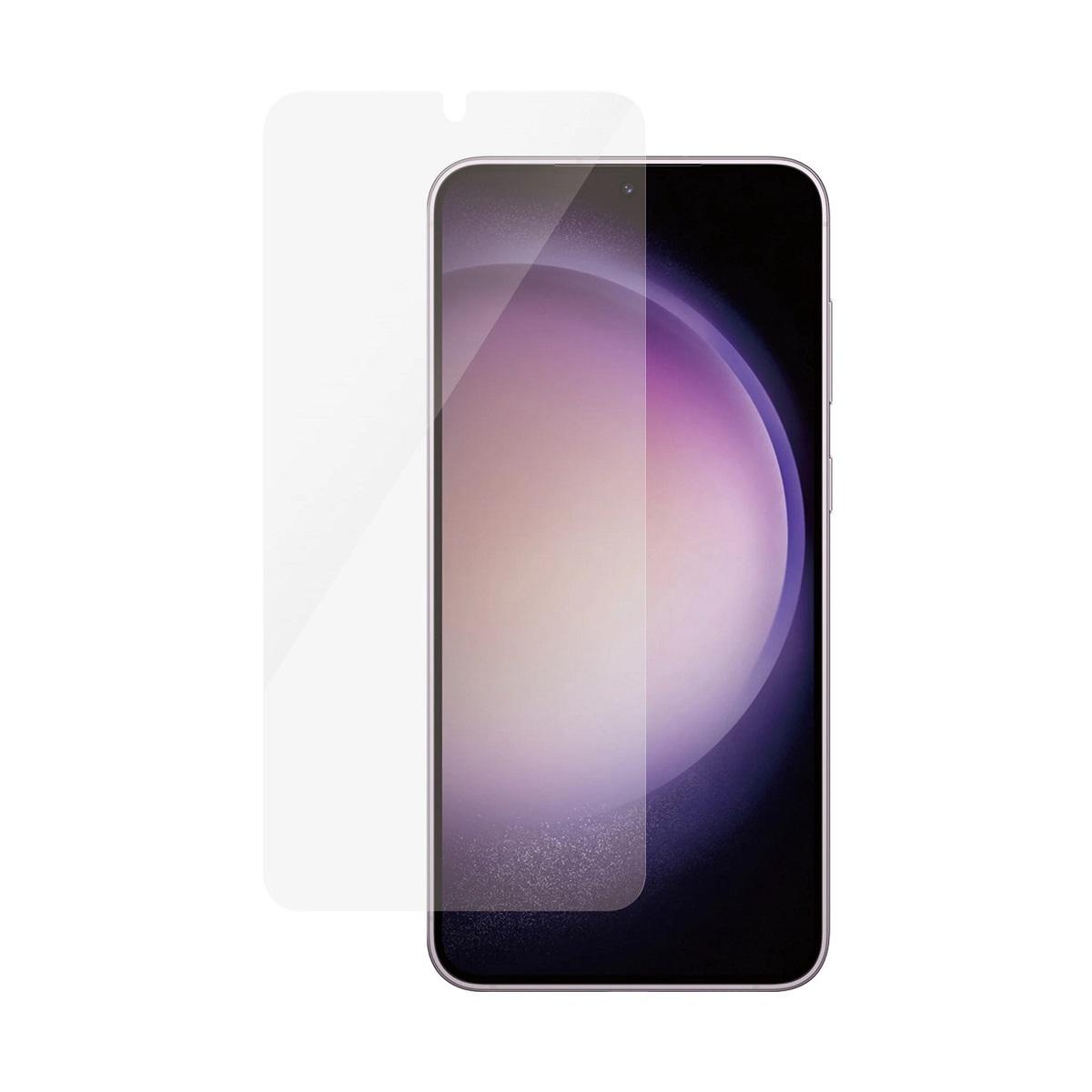 Panzer Glass PREMIUM TEMPERATO stiklo ekrano apsauga, pilnas dangtelis, skirtas Samsung Galaxy S23+, Ultra-Wide Fit AB, (Naujas)