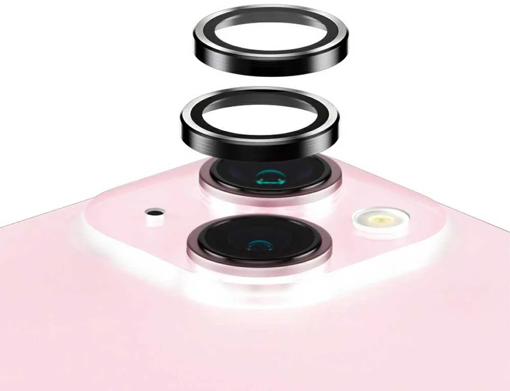 Panzer Glass PanzerGlass™ lankeliai fotoaparato objektyvo apsauga iPhone 15 | 15 plius | Juodas
