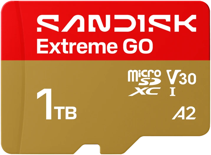SanDisk Extreme GO 1 TB Micro SDXC UHS-I atminties kortelė