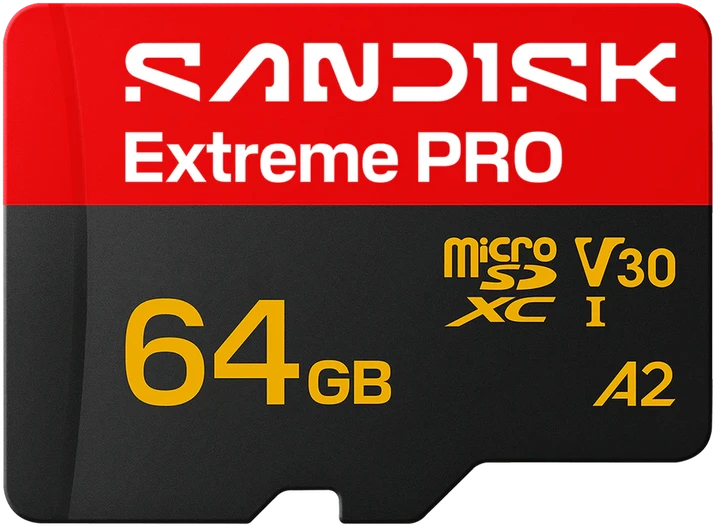 Atminties kortelė SanDisk Extreme PRO Micro SD UHS-I 64 GB Micro SDHC