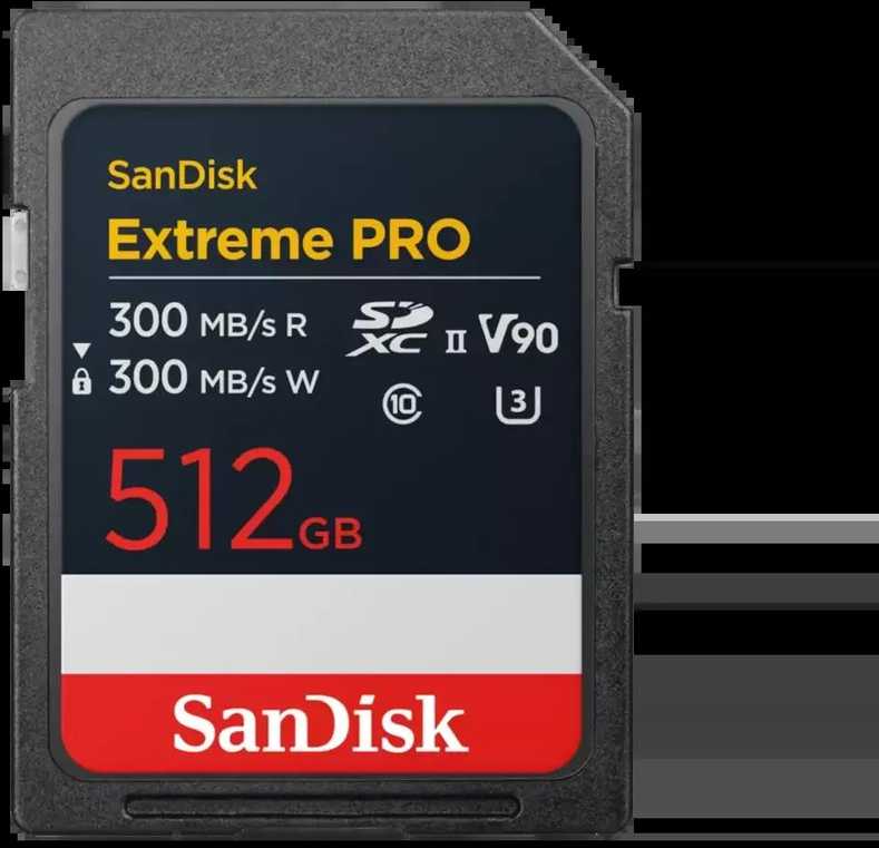 Atminties kortelė CARD Sandisk Extreme PRO 512GB