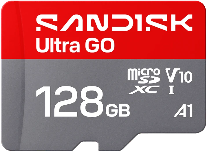 SanDisk Ultra GO 128 GB Micro SDXC UHS-I atminties kortelė