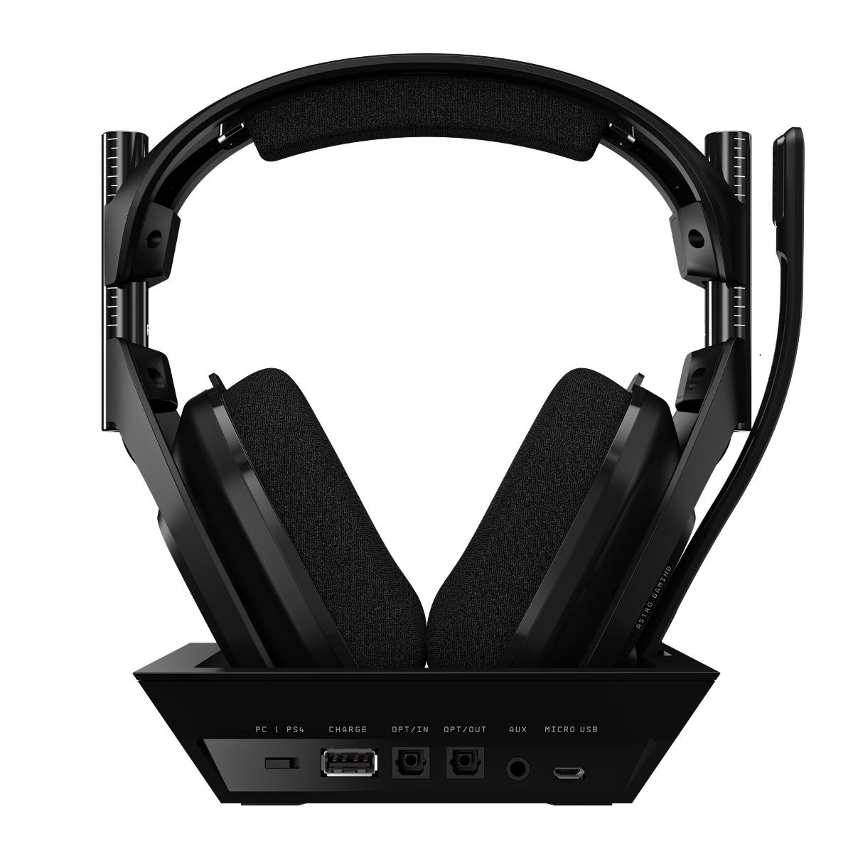 Belaidės Žaidimų Ausinės Logitech Astro Gaming A50 Headset Gen4 Belaidės  Dolby 7.1 inkl. Base Sation (PS4, PC, MAC) | Varle.lt