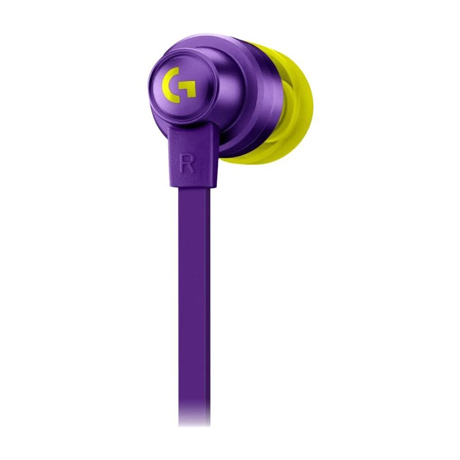 Į ausis įkišamos ausinės žaidimams Logitech G333, Violetinė