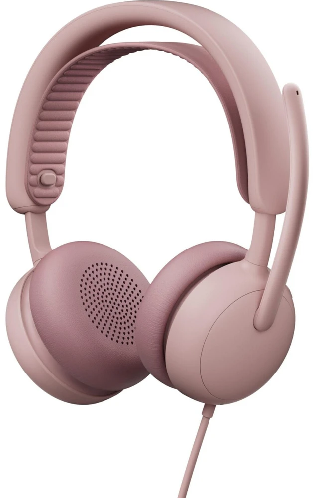 Logitech Zone su laidu 2, Rose, su laidu, 20 - 20000 Hz, Calls/Music, 223.5 g, Ausinės, Rose