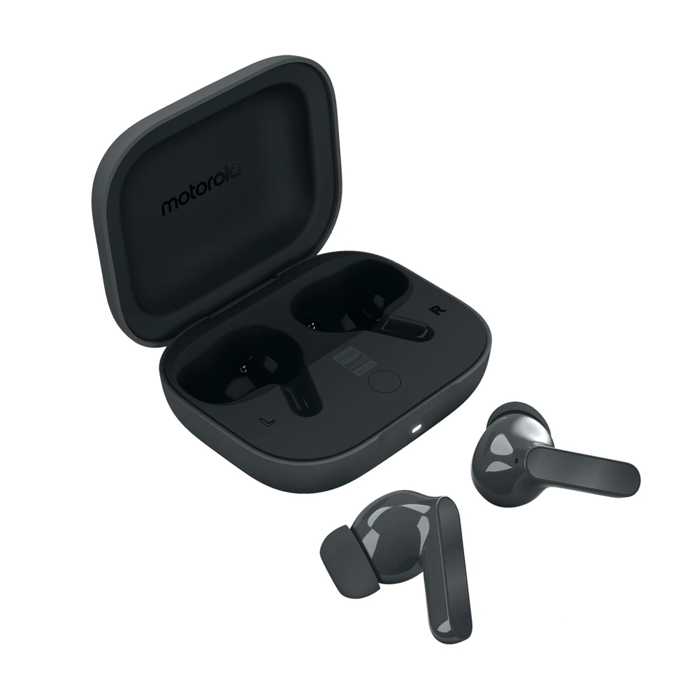 Motorola Moto Buds Bass Belaidės Ausinės Dark Shadow