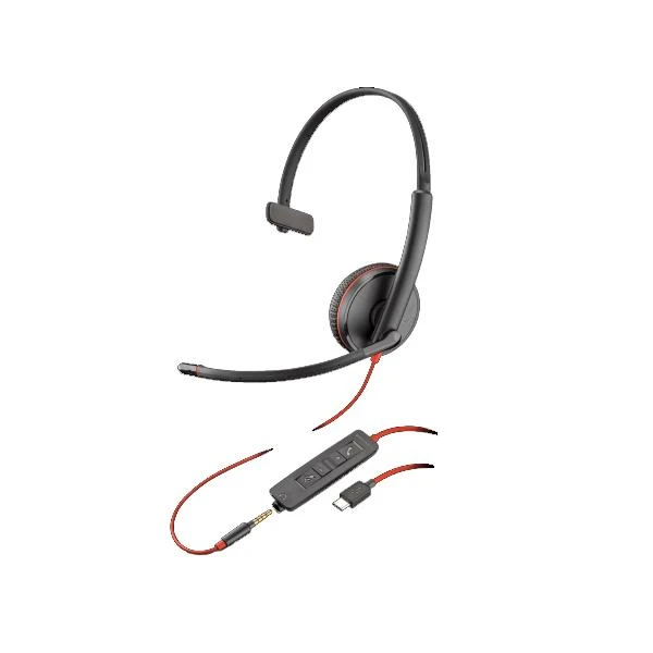 Plantronics Blackwire 3200 laidinės ausinės su valdikliu