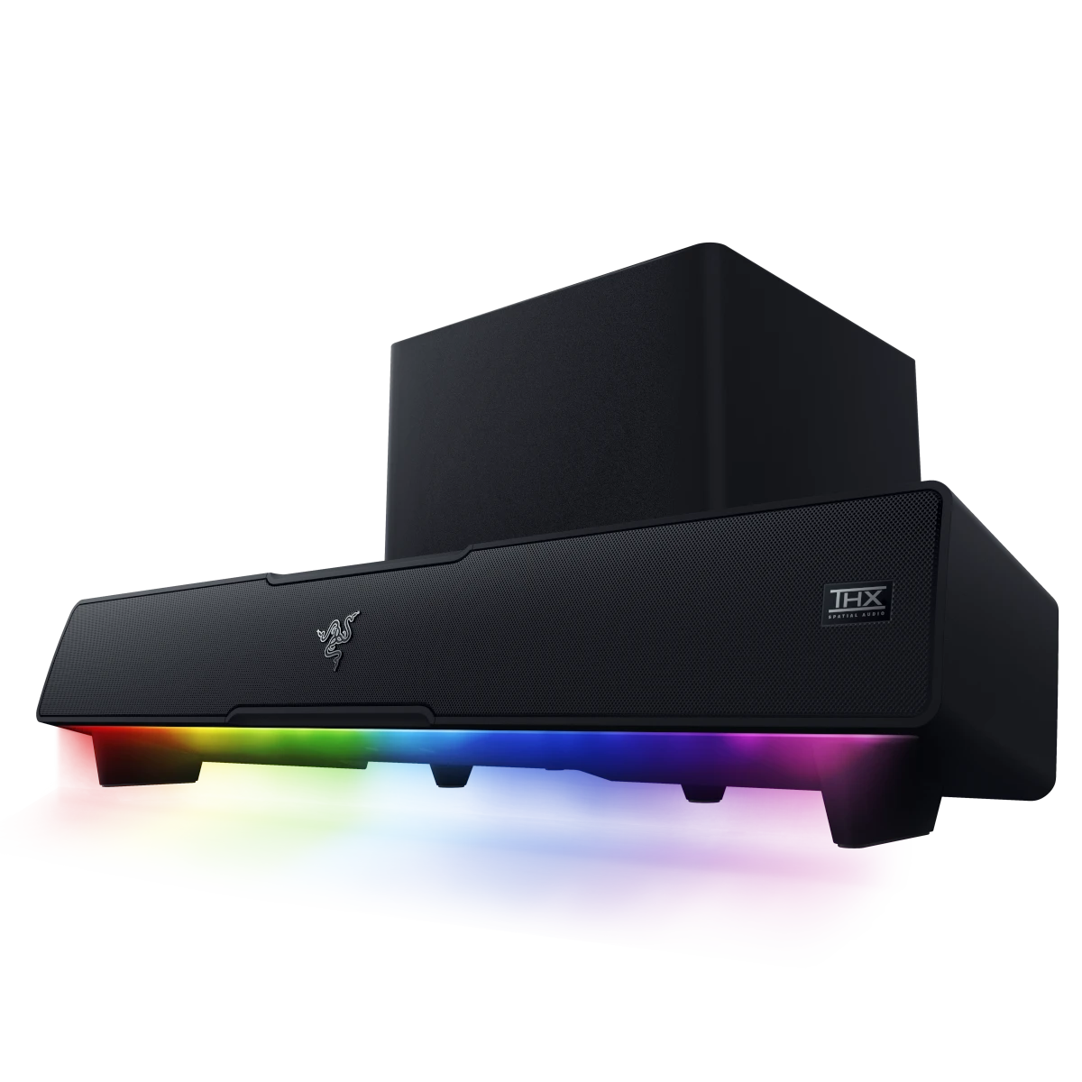 Kompiuterio kolonėlės Razer | Gaming Soundbar | Leviathan V2 | Bluetooth | Belaidė jungtis | Juodas