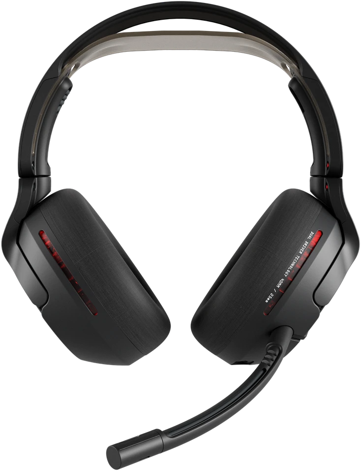 Skullcandy Crusher PLYR 720 Bluetooth Belaidės Over-ear Ausinės with Mic, BT 5.3, skirta PS5, Nintendo Switch, Juodas EU (S6PCW-T963)