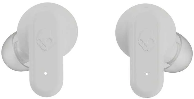 Ausinės Skullcandy Dime Evo True Belaidės Bluetooth-nappikuulokkeet, valkoinen/oranssi