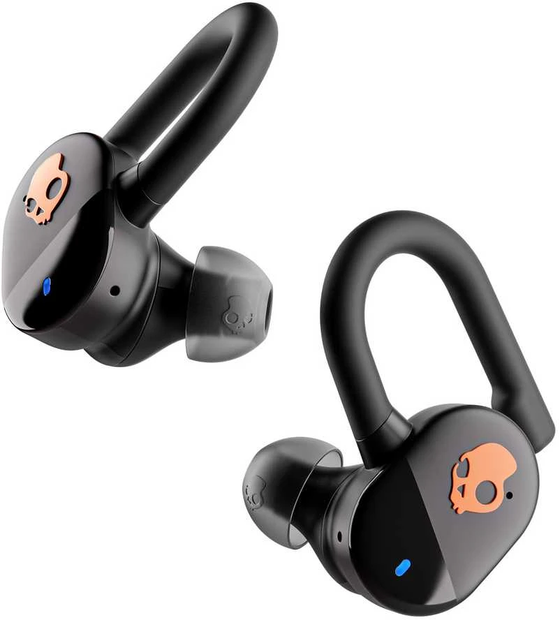 „Skullcandy Push Play Active“ belaidės ausinės, juodos/oranžinės